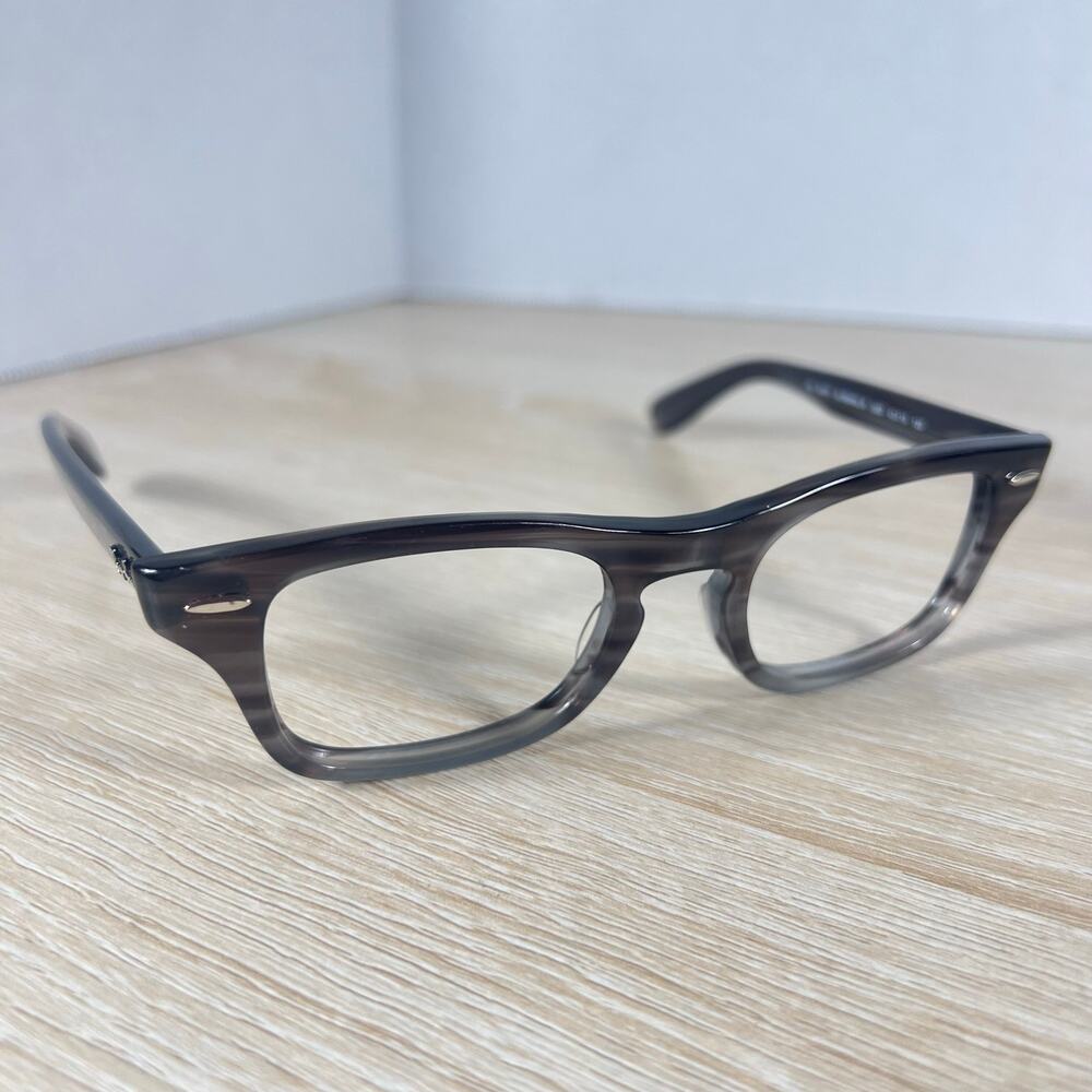 Ray-Ban RB9083V Burbank Jr 3850 Eyeglasses Gray Striped Frames Only 43-19-130